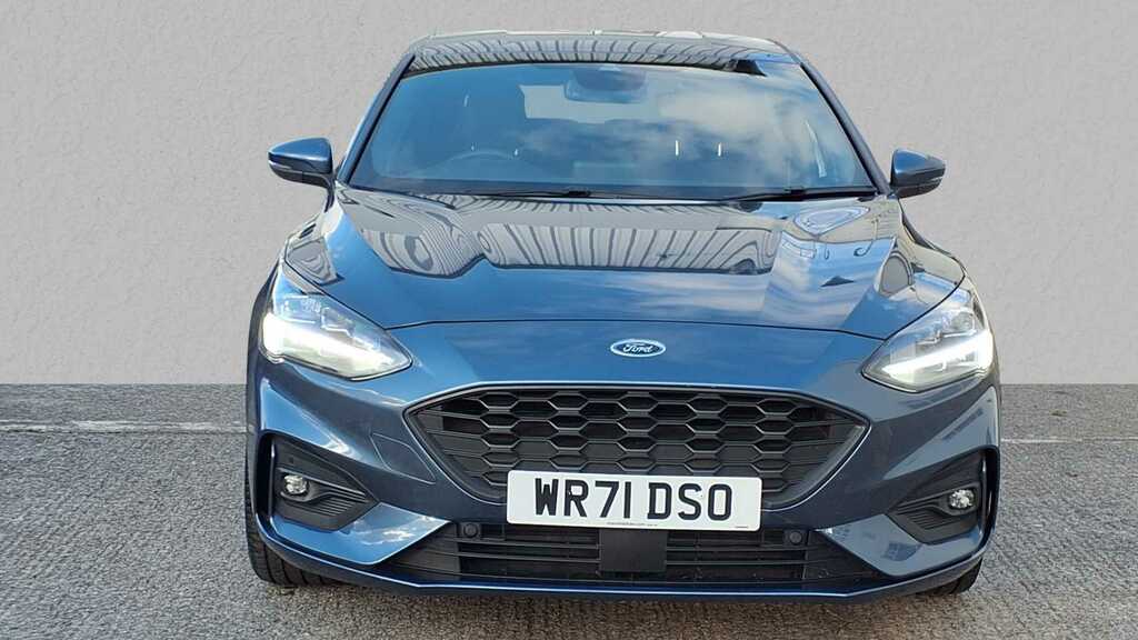 Ford Focus 1.0 Ecoboost Hybrid Mhev 155 St-line X Edition WR71DSO Blue #4