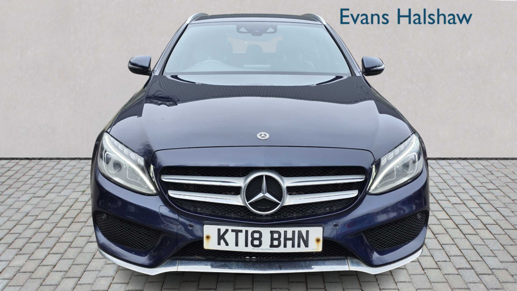 Mercedes-Benz C Class C220d Amg Line 9G-tronic 2018 KT18BHN Blue #5