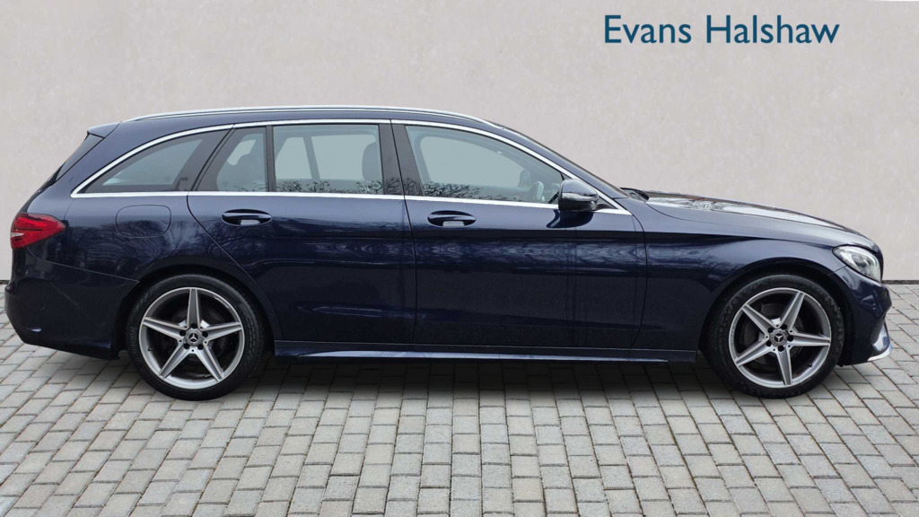 Mercedes-Benz C Class C220d Amg Line 9G-tronic 2018 KT18BHN Blue #4