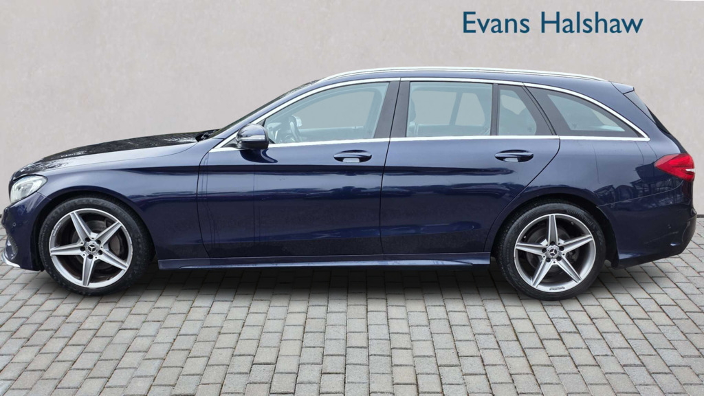 Mercedes-Benz C Class C220d Amg Line 9G-tronic 2018 KT18BHN Blue #6