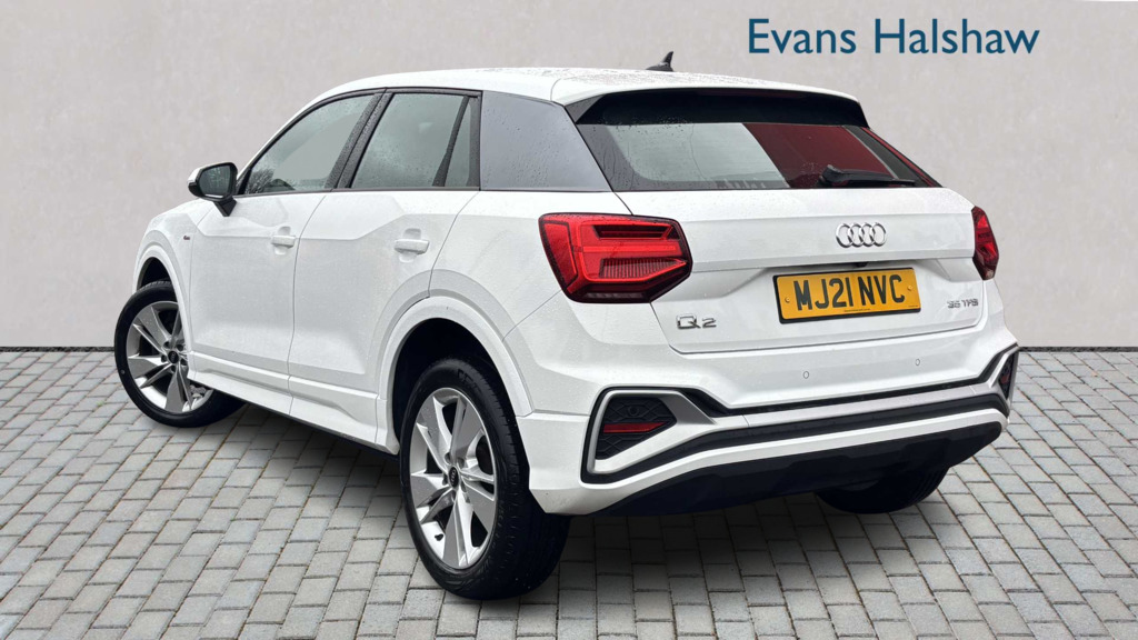 Audi Q2 35 Tfsi S Line S Tronic 2021 MJ21NVC White #2