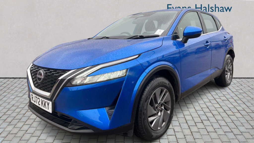 Nissan Qashqai 1.3 Dig-t Mh 158 Acenta Premium Xtronic 2022 RJ72KKY Blue #4