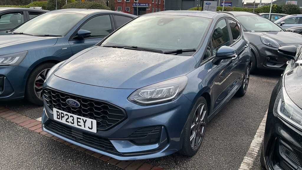 Ford Fiesta 1.0 Ecoboost Hybrid Mhev 155 St-line 2023 BP23EYJ Blue #2
