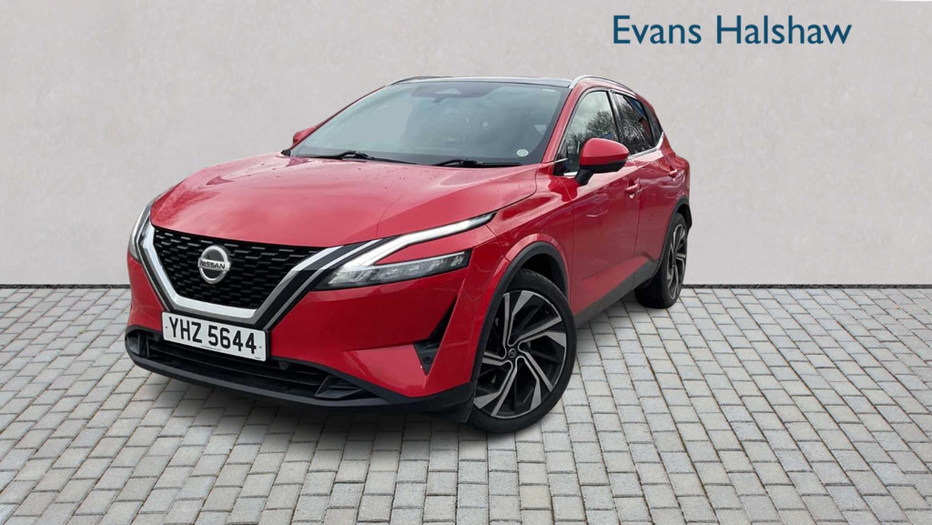 Nissan Qashqai 1.3 Dig-t Mh 158 Tekna 2021 YHZ5644 Red #2