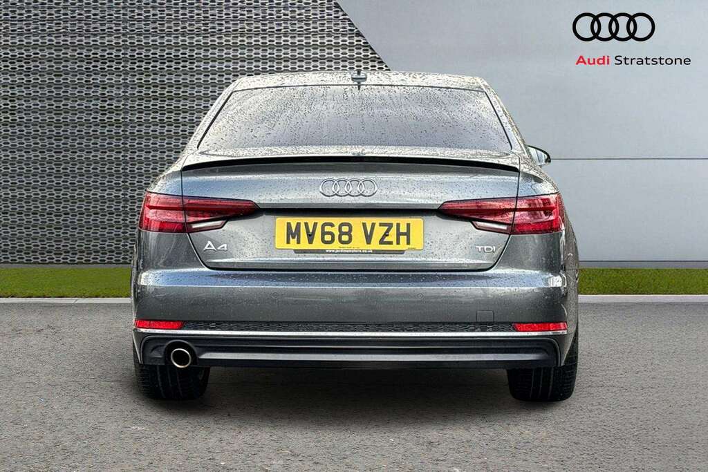 Audi A4 2.0 Tdi Black Edition 2018 MV68VZH Grey #6