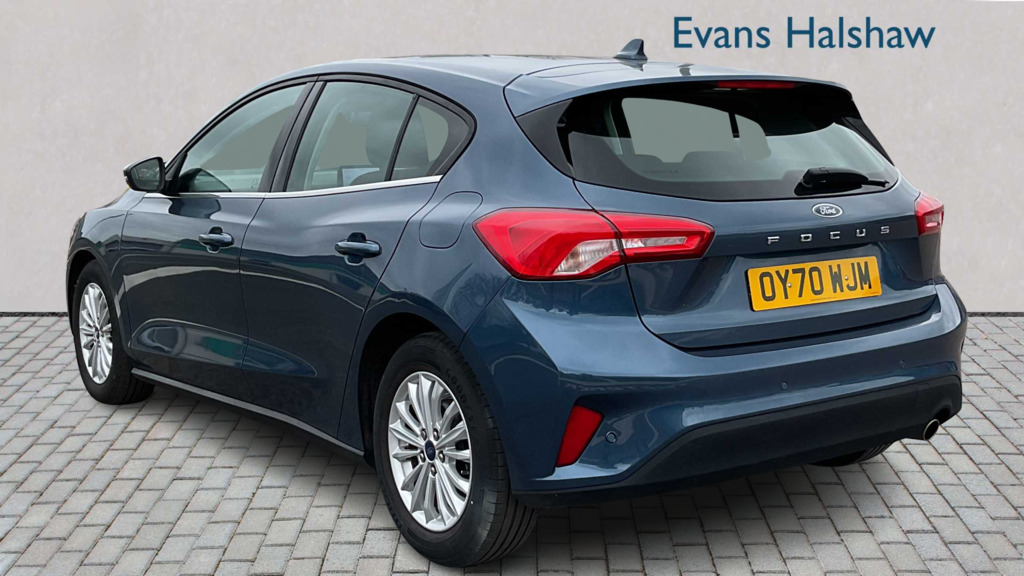 Ford Focus 1.0 Ecoboost 125 Titanium 2021 OY70WJM Blue #2