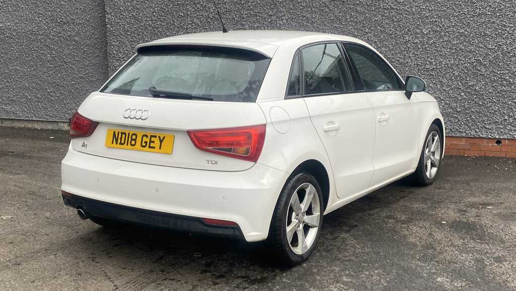 Audi A1 1.6 Tdi Sport Nav 2018 White #3