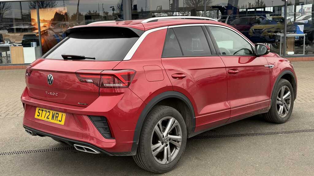 Volkswagen T-Roc 2.0 Tsi 4Motion R-line Dsg 2023 ST72WRJ Red #3