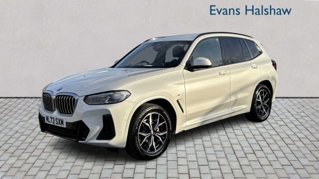 BMW X3 Xdrive20d Mht M Sport Step 2023 ML73SXM White #3