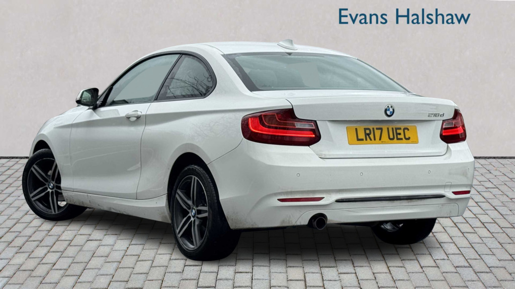 BMW 2 Series 218D 150 Sport Step Nav 2017 LR17UEC White #2