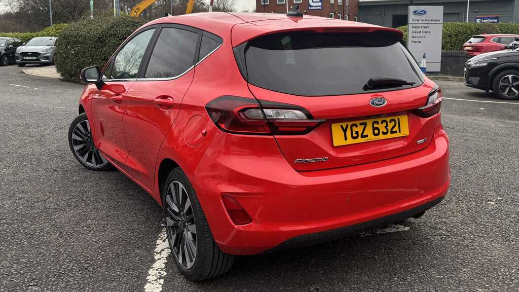 Ford Fiesta 1.0 Ecoboost Titanium X 2023 YGZ6321 Red #4