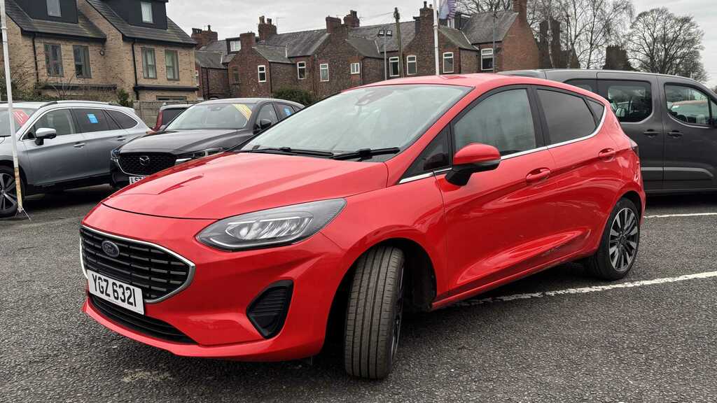 Ford Fiesta 1.0 Ecoboost Titanium X 2023 YGZ6321 Red #2