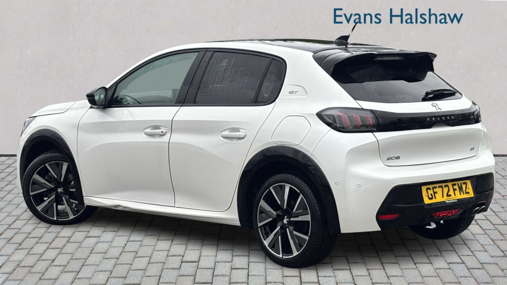 Peugeot 208 1.2 Puretech 130 Gt Eat8 2022 GF72FMZ White #2