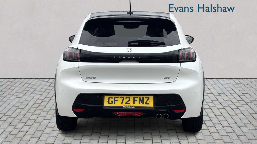 Peugeot 208 1.2 Puretech 130 Gt Eat8 2022 GF72FMZ White #5