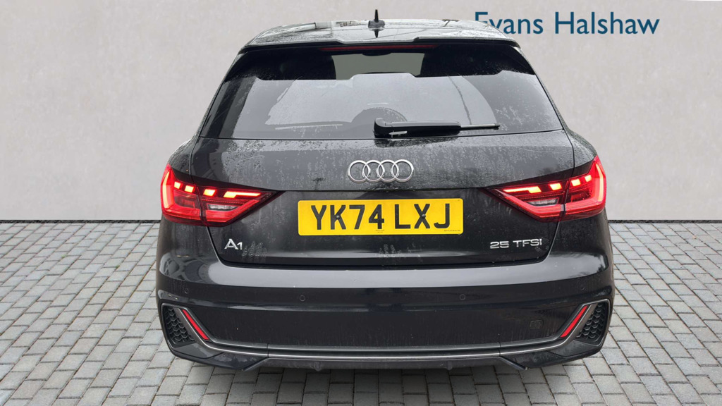 Audi A1 25 Tfsi S Line S Tronic 2024 YK74LXJ Black #5