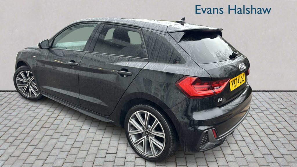 Audi A1 25 Tfsi S Line S Tronic 2024 YK74LXJ Black #2