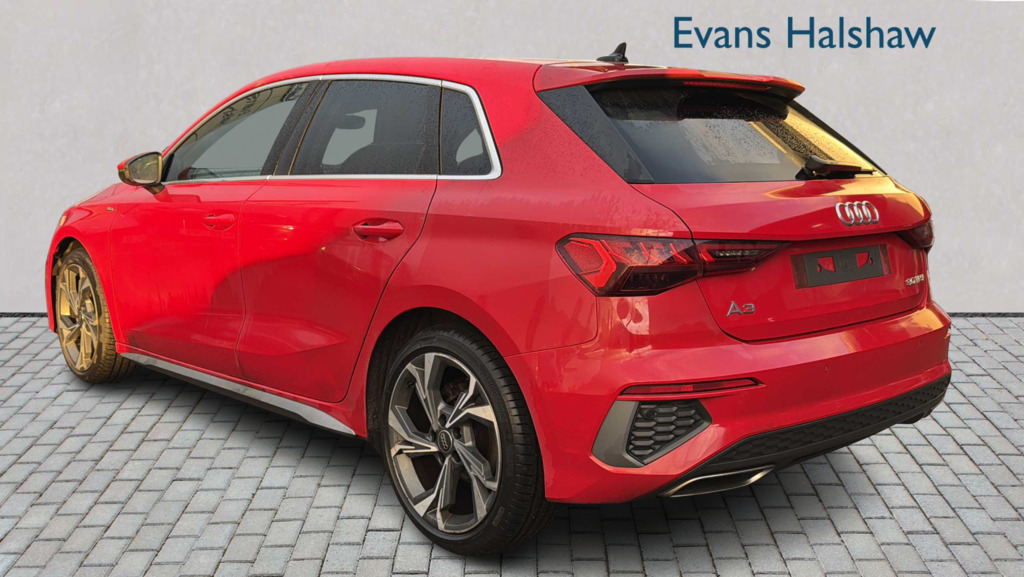 Audi A3 30 Tfsi S Line S Tronic 2023 SD73HYL Red #2