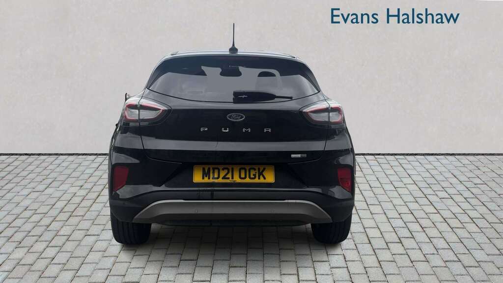 Ford Puma 1.0 Ecoboost Hybrid Mhev Titanium 2021 MD21OGK Black #6