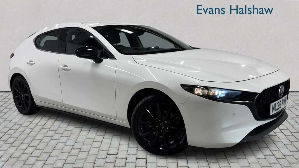 Mazda 3 2.5 E-skyactiv G Mhev 140 Homura 2025 White