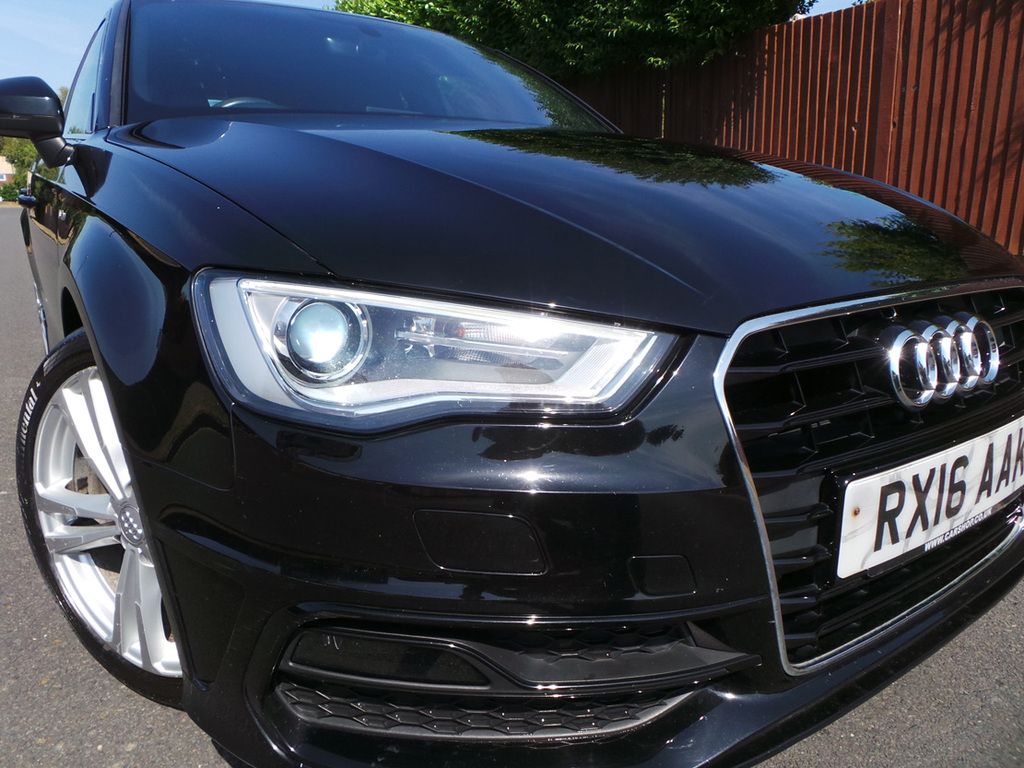 Audi A3 2016 A3 Sportback S Line Nav Tfsi RX16AAK Black #6