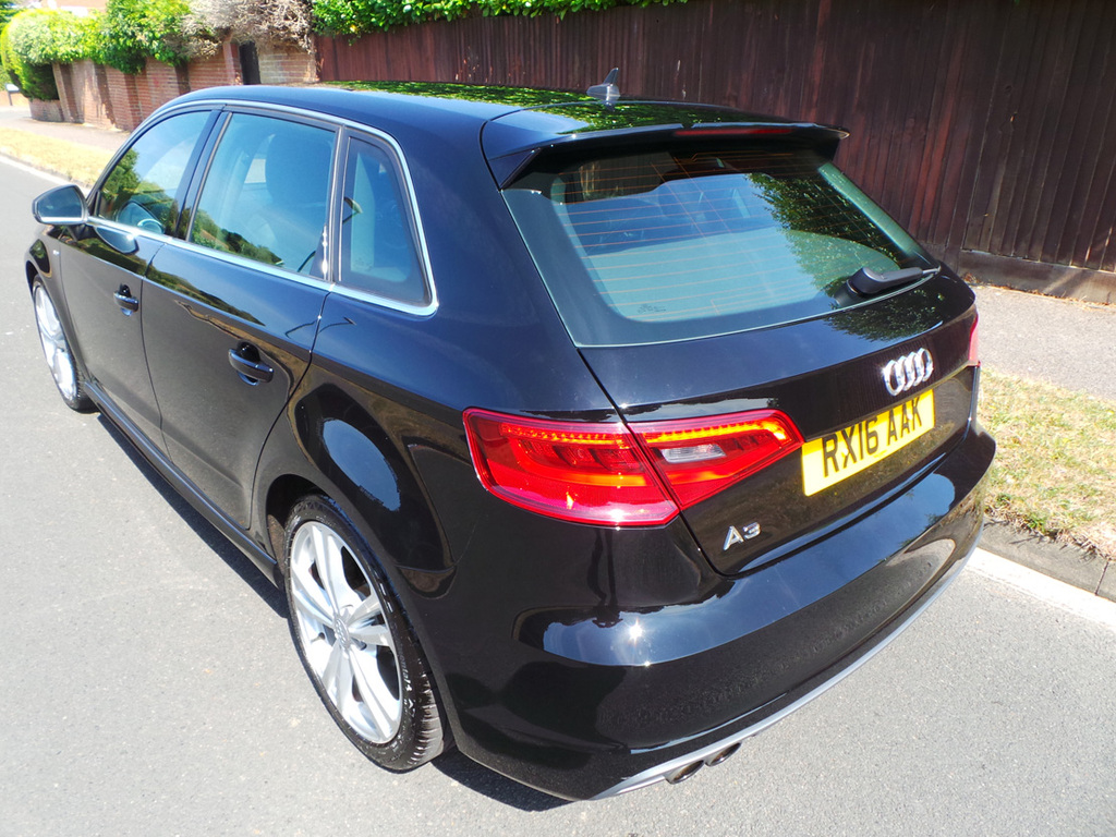 Audi A3 2016 A3 Sportback S Line Nav Tfsi RX16AAK Black #5