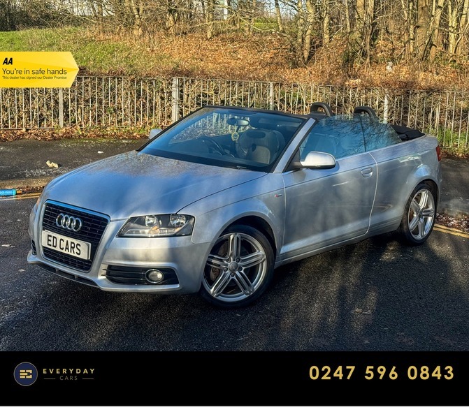 Audi A3 Cabriolet 2.0 Tfsi S Line Silver