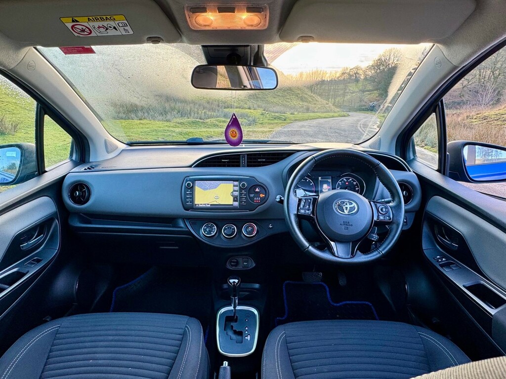 Toyota Yaris 1.5 Vvt-i Icon Tech Cvt Euro 6 Blue #5