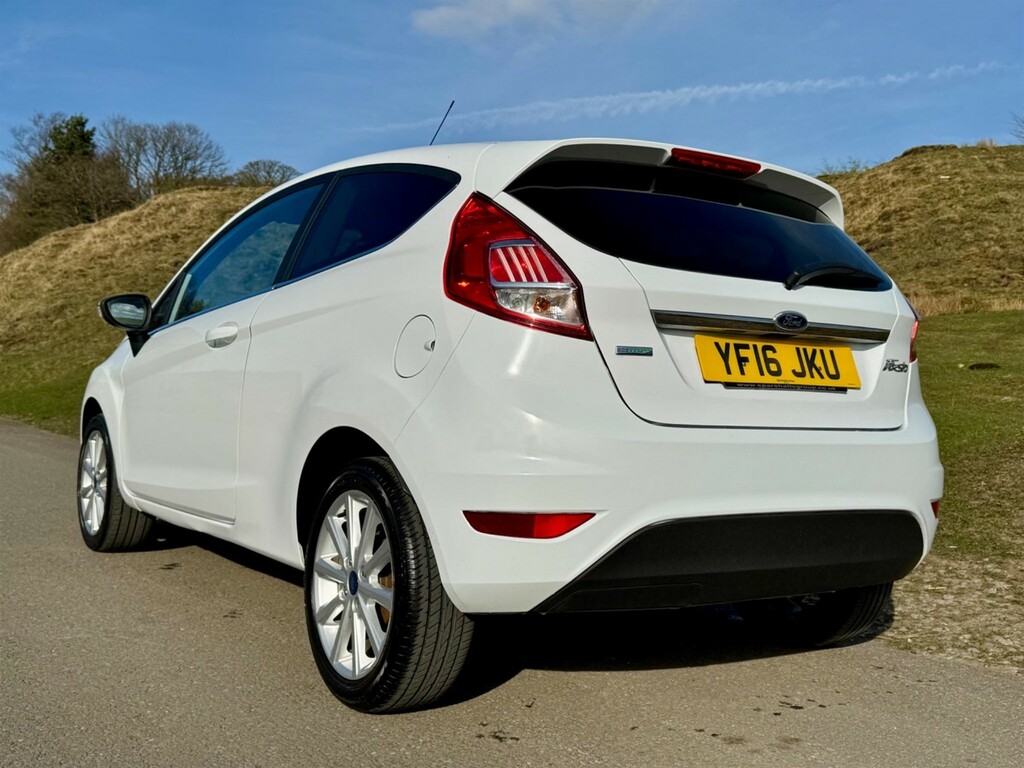 Ford Fiesta 1.0T Ecoboost Titanium Euro 6 Ss YF16JKU White #5