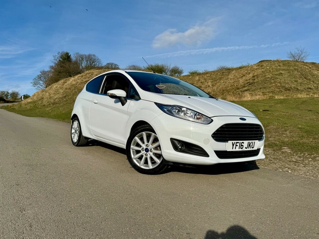 Ford Fiesta 1.0T Ecoboost Titanium Euro 6 Ss YF16JKU White #6