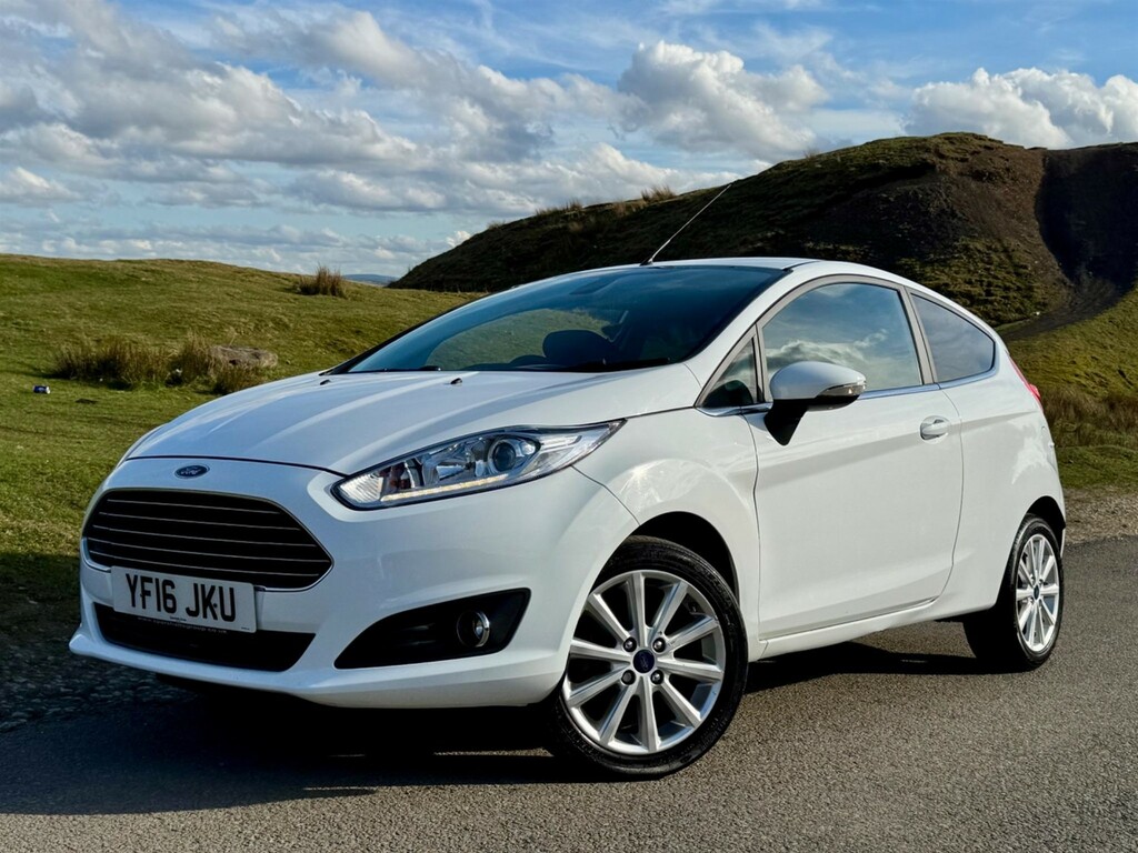 Ford Fiesta 1.0T Ecoboost Titanium Euro 6 Ss YF16JKU White #3