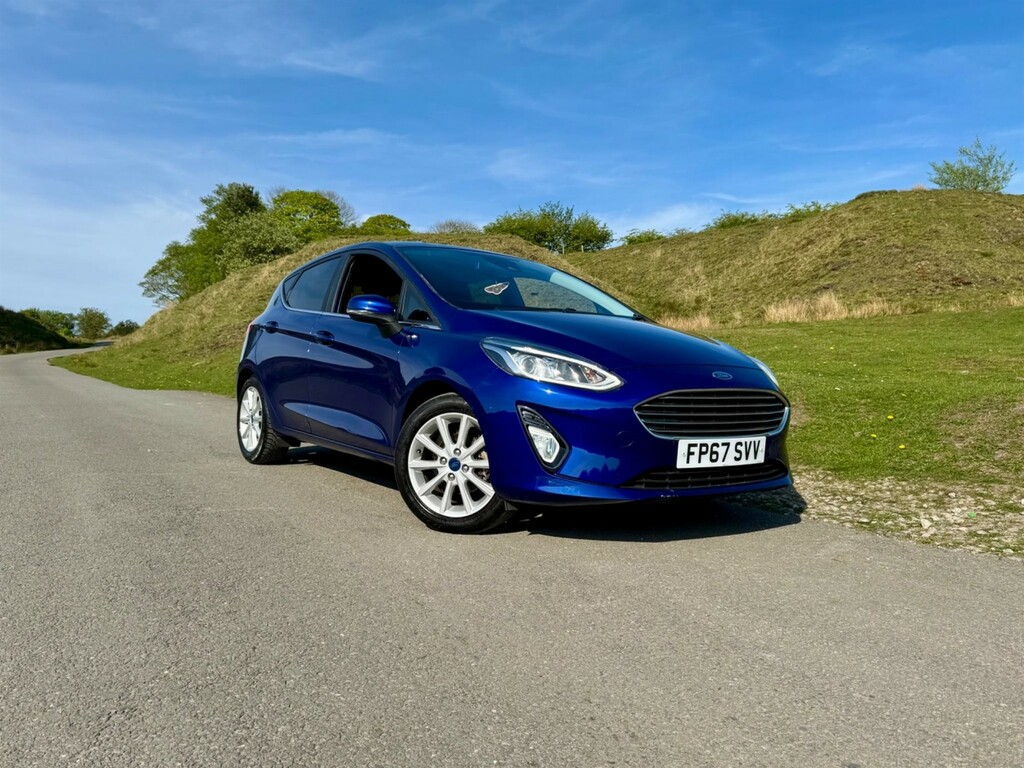 Ford Fiesta 1.5 Tdci Titanium Euro 6 Ss FP67SVV Blue #5