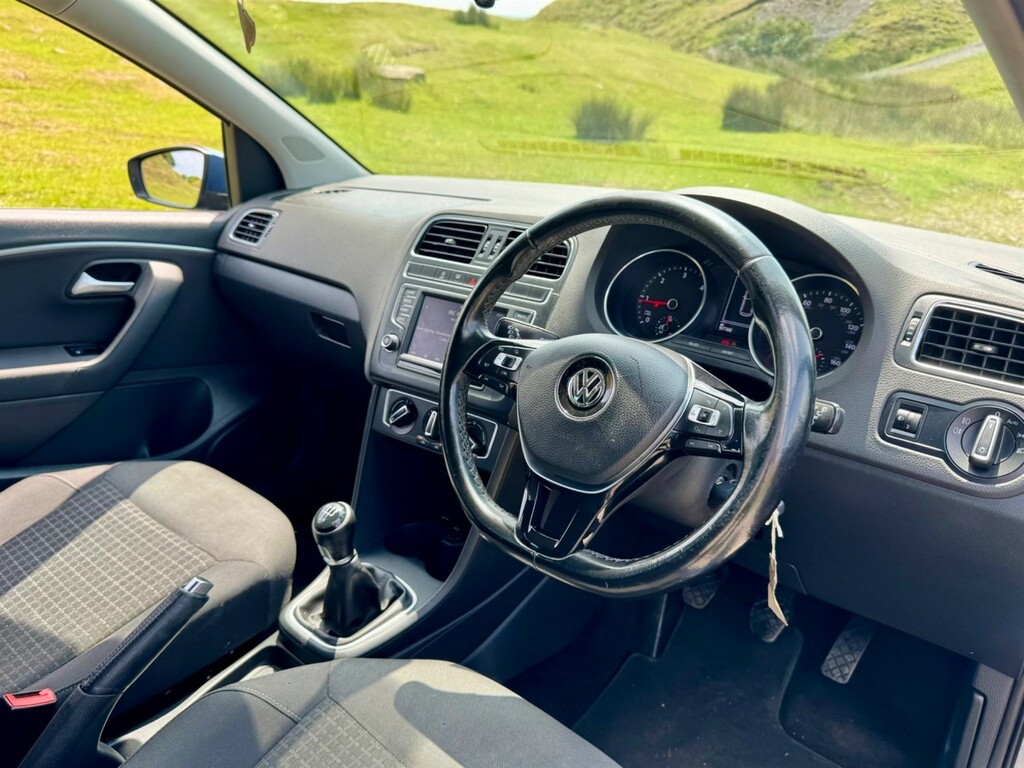 Volkswagen Polo 1.4 Tdi Match Edition Euro 6 Ss DE67LXF Blue #2