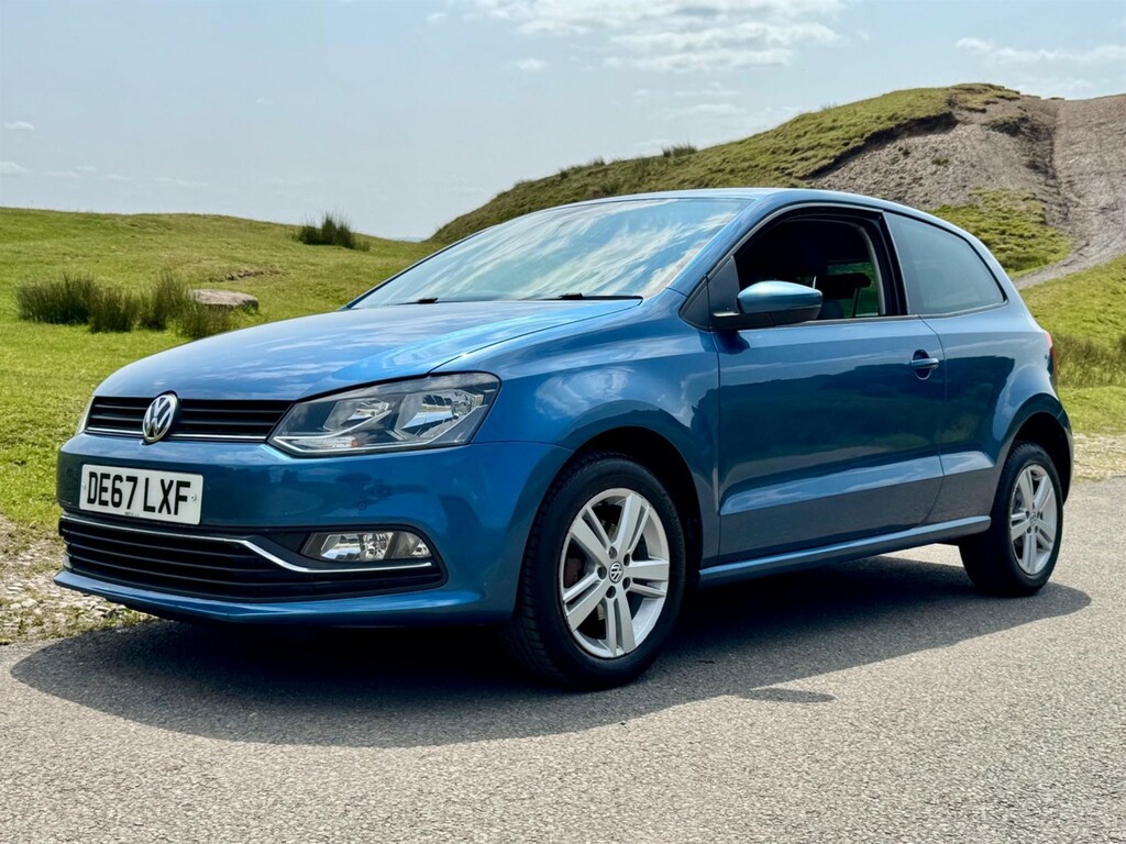 Volkswagen Polo 1.4 Tdi Match Edition Euro 6 Ss DE67LXF Blue #6