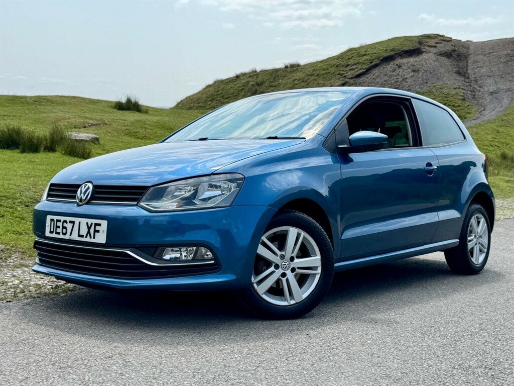 Volkswagen Polo 1.4 Tdi Match Edition Euro 6 Ss DE67LXF Blue #3