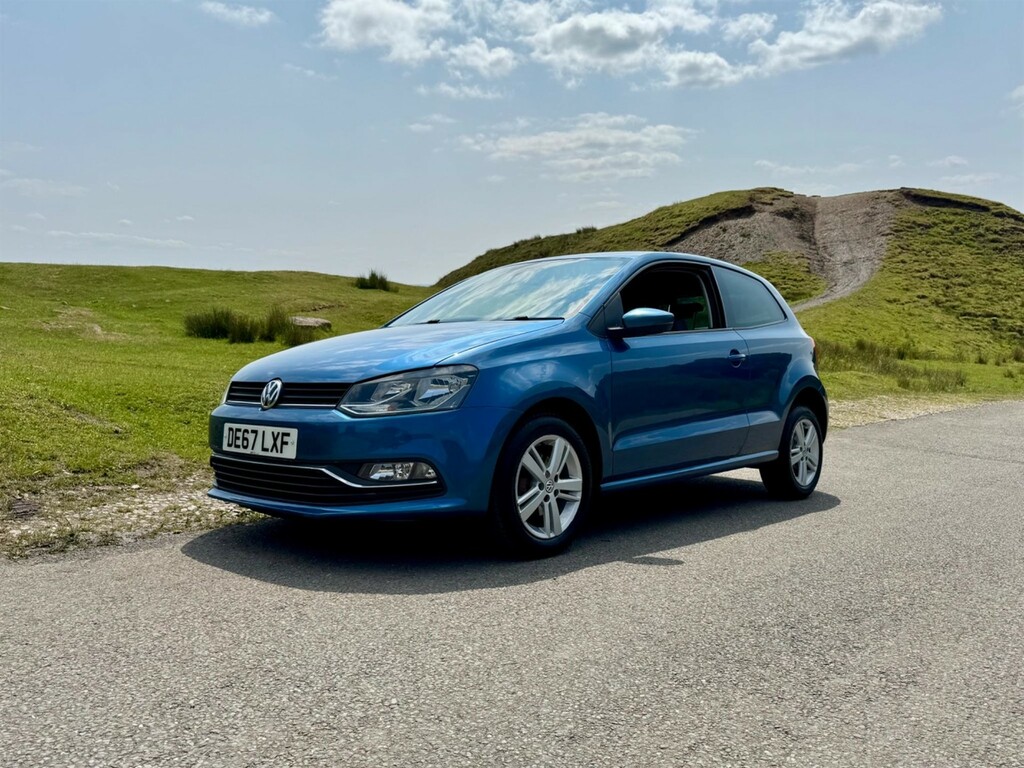 Volkswagen Polo 1.4 Tdi Match Edition Euro 6 Ss DE67LXF Blue #4