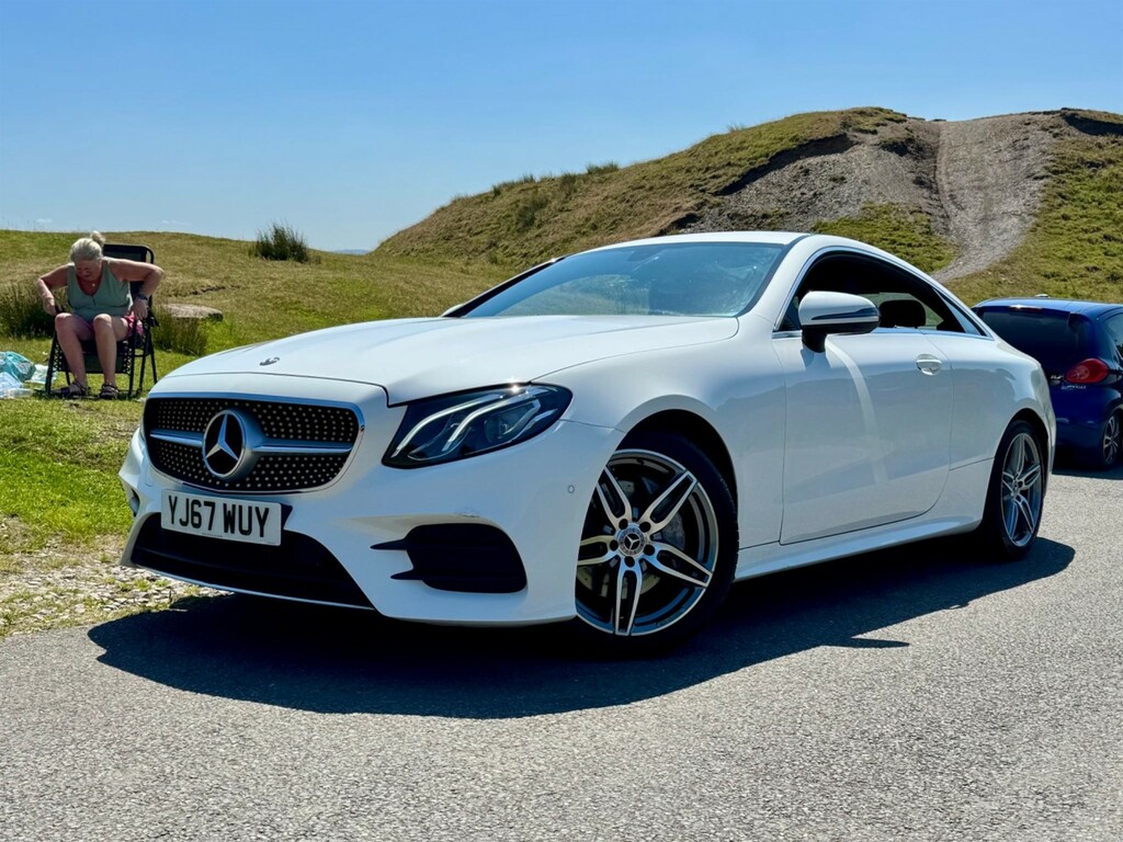 Mercedes-Benz E Class 2.0 D Amg Line G-tronic Euro 6 Ss YJ67WUY White #3