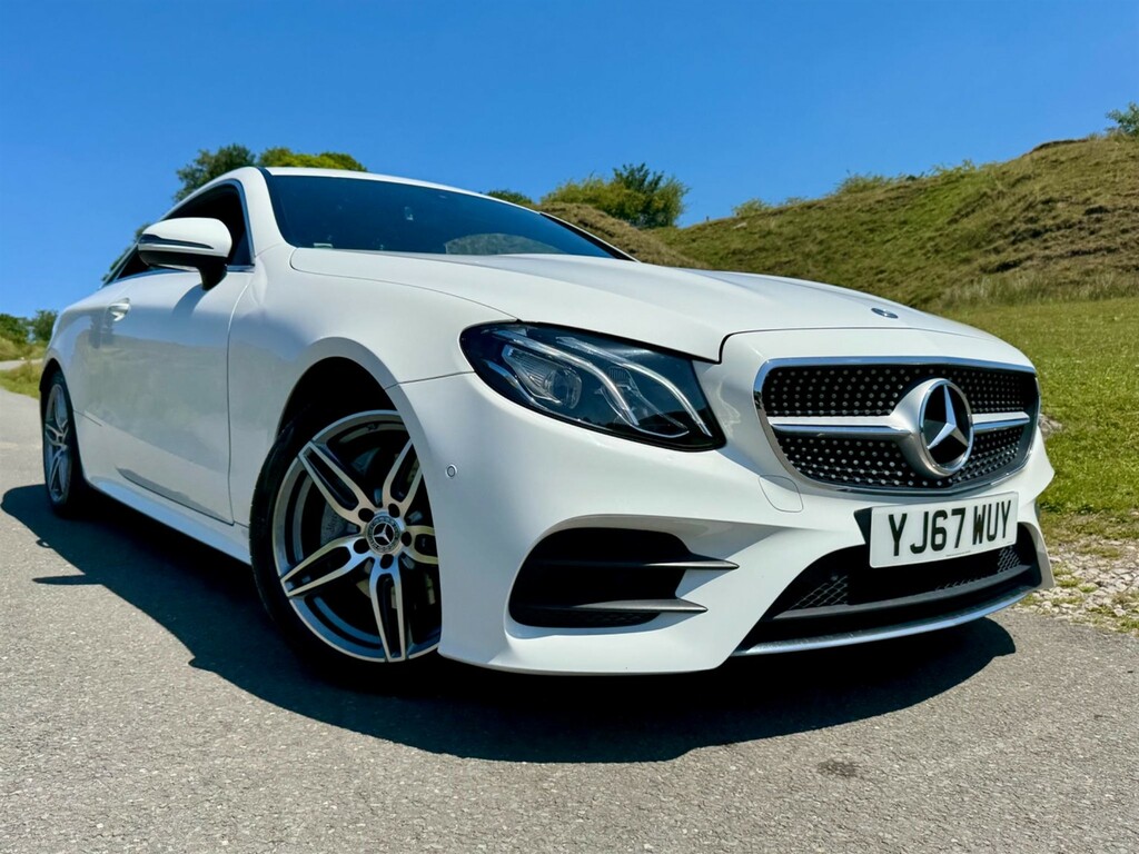 Mercedes-Benz E Class 2.0 D Amg Line G-tronic Euro 6 Ss YJ67WUY White #6