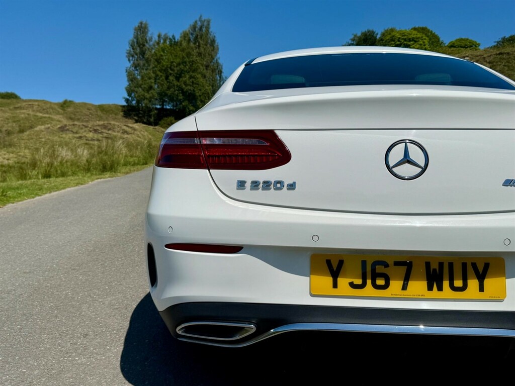 Mercedes-Benz E Class 2.0 D Amg Line G-tronic Euro 6 Ss YJ67WUY White #5