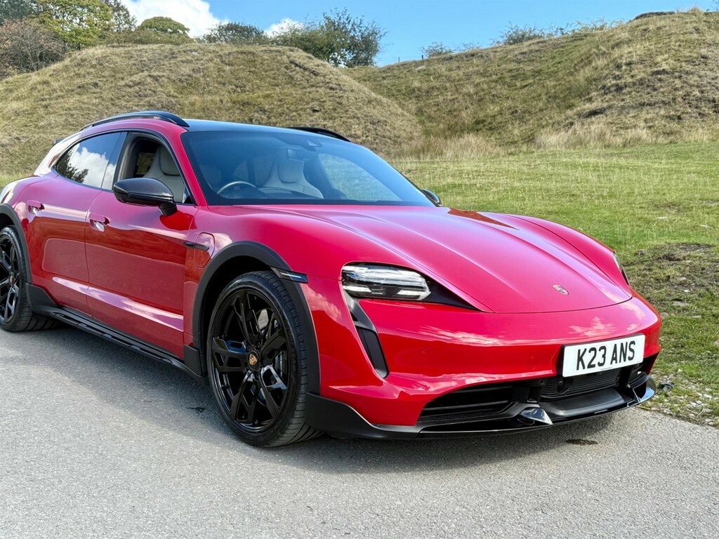 Porsche Taycan Performance Plus 93.4Kwh Turbo Cross Turismo E PJ71YBE Red #6