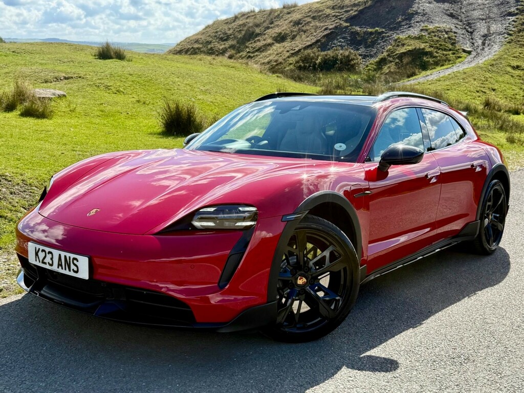 Porsche Taycan Performance Plus 93.4Kwh Turbo Cross Turismo E PJ71YBE Red #4