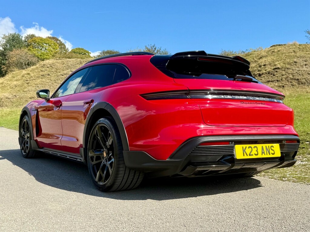 Porsche Taycan Performance Plus 93.4Kwh Turbo Cross Turismo E PJ71YBE Red #5