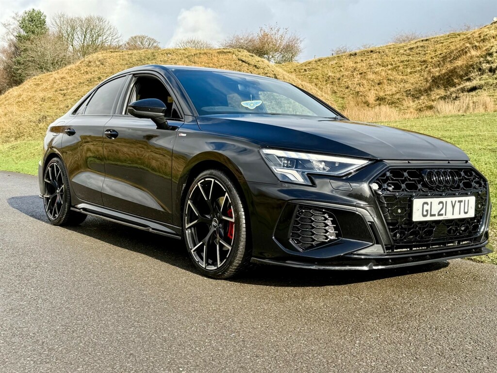 Audi A3 1.5 Tfsi 35 S Line S Tronic Euro 6 Ss GL21YTU Black #6