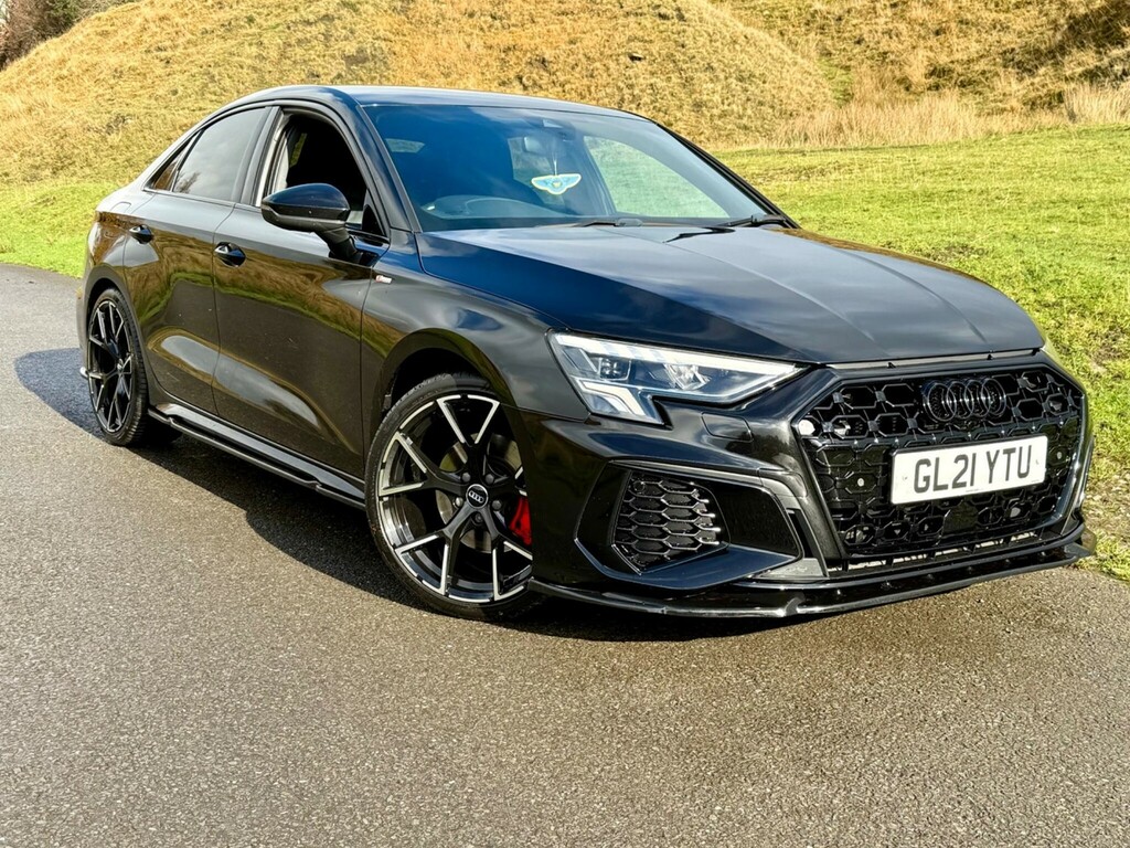 Audi A3 1.5 Tfsi 35 S Line S Tronic Euro 6 Ss GL21YTU Black #4