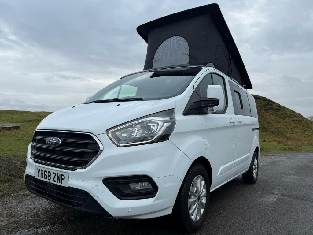 Ford Transit Custom Limited Camper 4 Berth YR68ZNP White #6