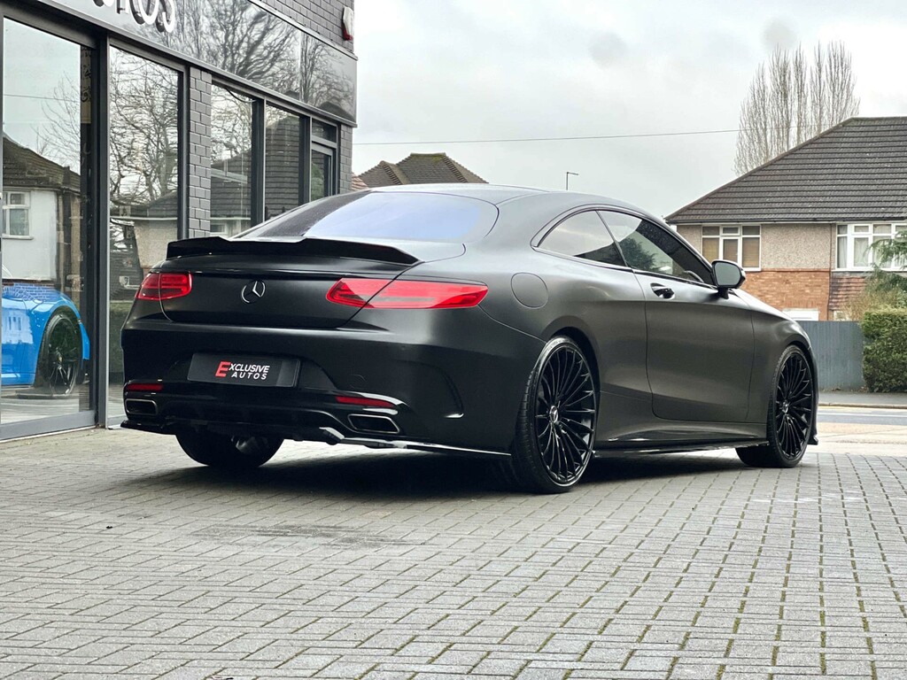 Mercedes-Benz S Class V8 Amg Line Premium Bodykit Satin Black Pa White #3