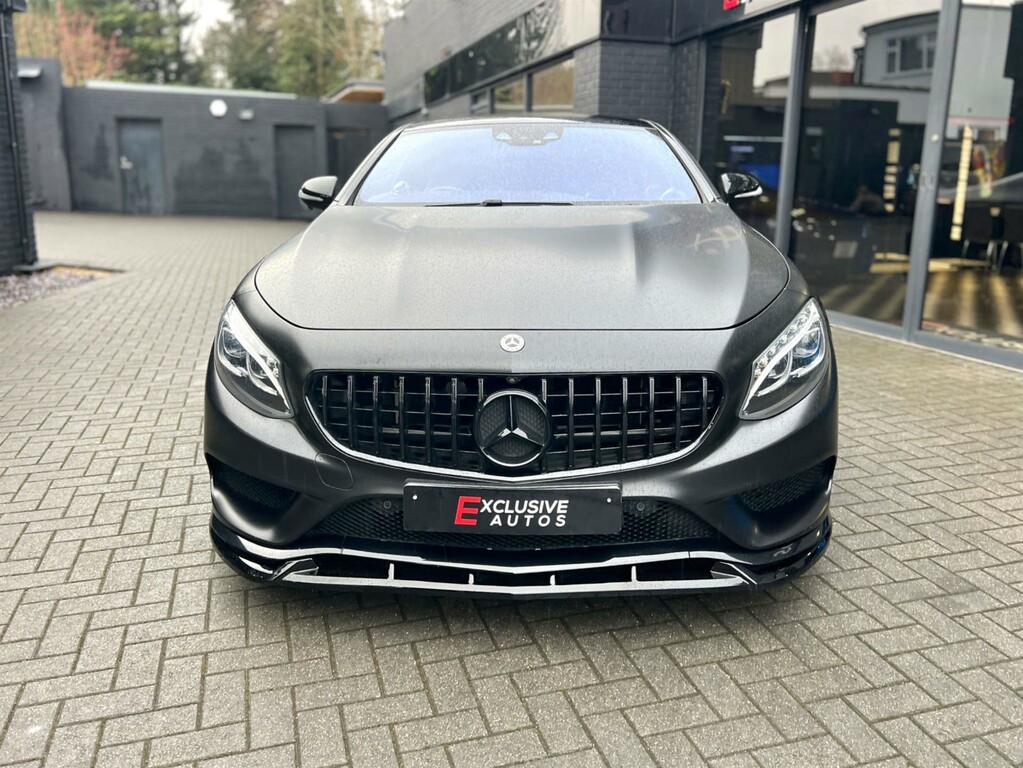 Mercedes-Benz S Class V8 Amg Line Premium Bodykit Satin Black Pa White #6