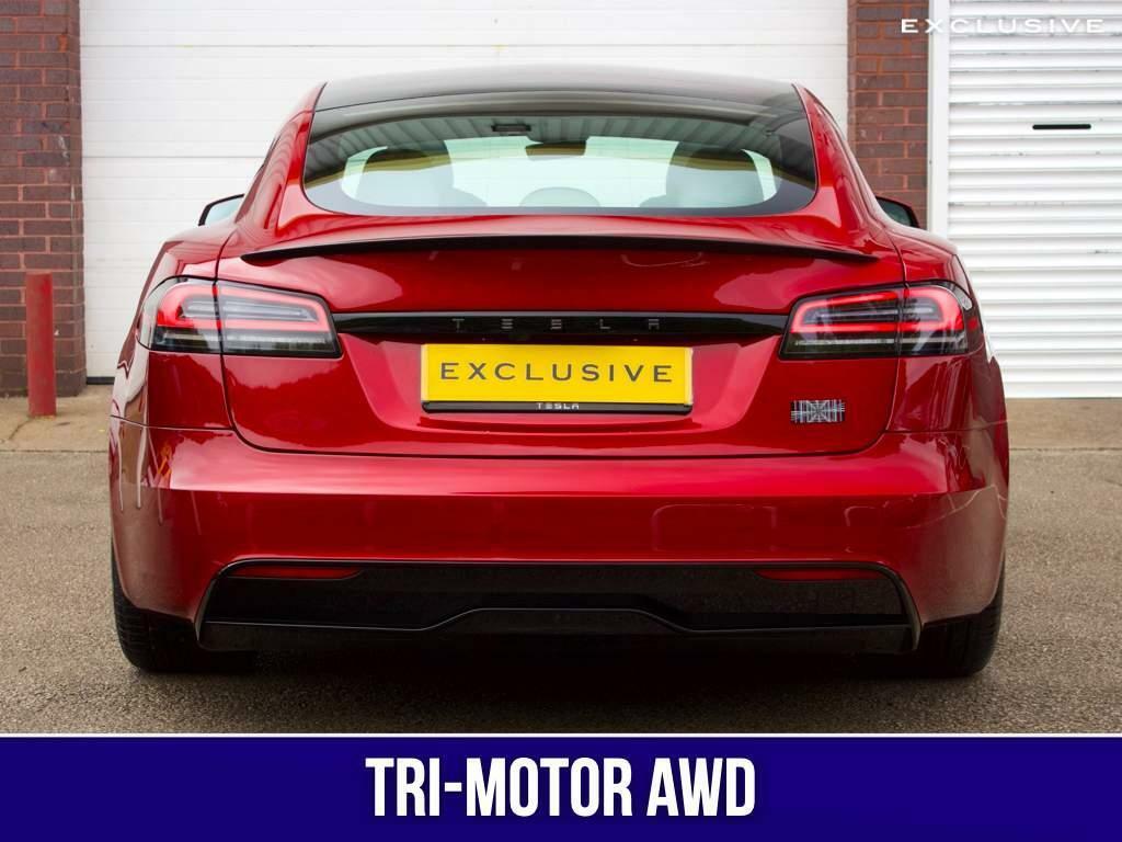 Tesla Model S Tri Motor Plaid 4Wde Red #4