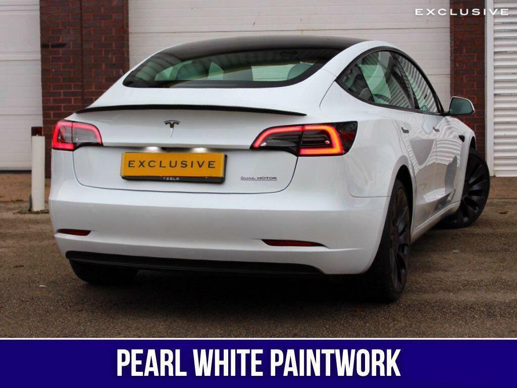 Tesla Model 3 Dual Motor Performance 4Wde AF73FBE White #5