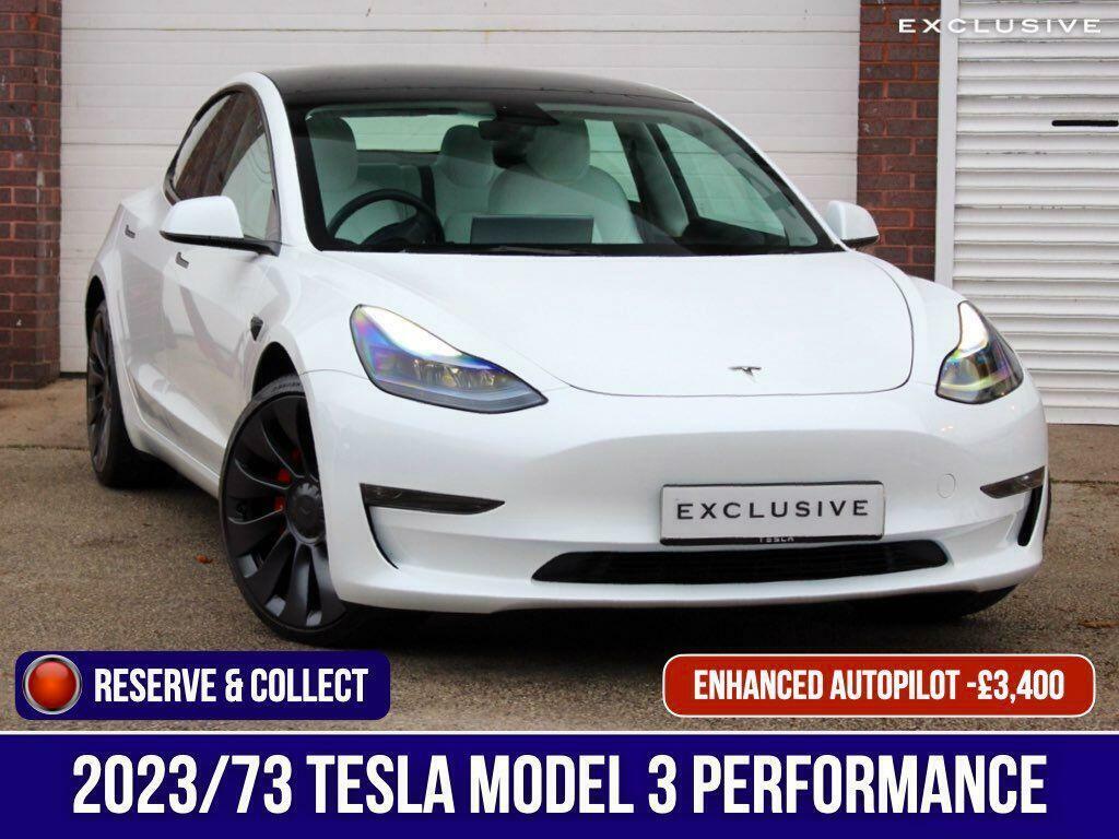 Tesla Model 3 Dual Motor Performance 4Wde White