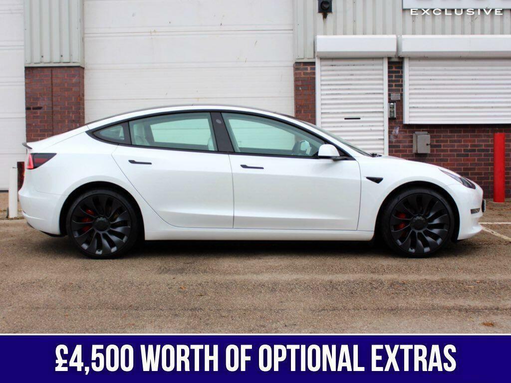 Tesla Model 3 Dual Motor Performance 4Wde AF73FBE White #2